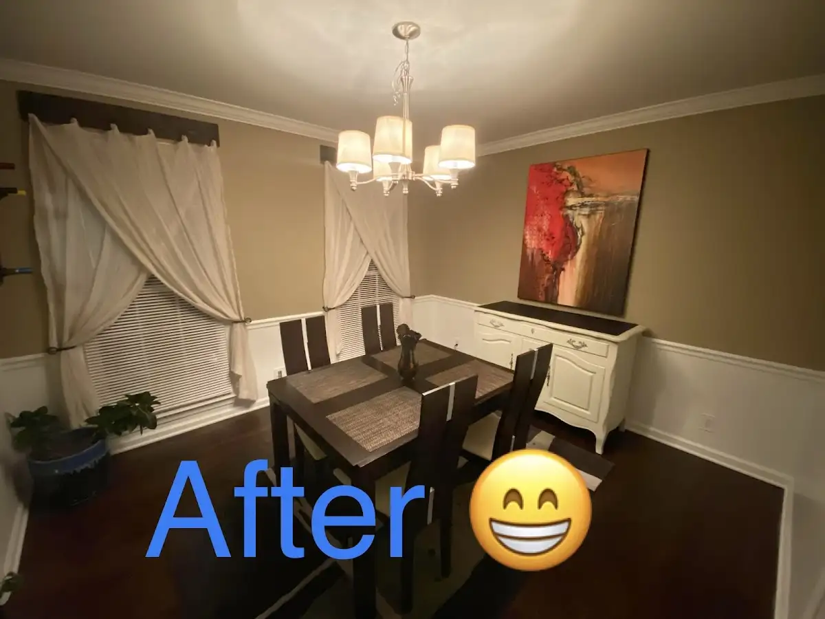 Professional dining room restoration after water damage in Chandler
